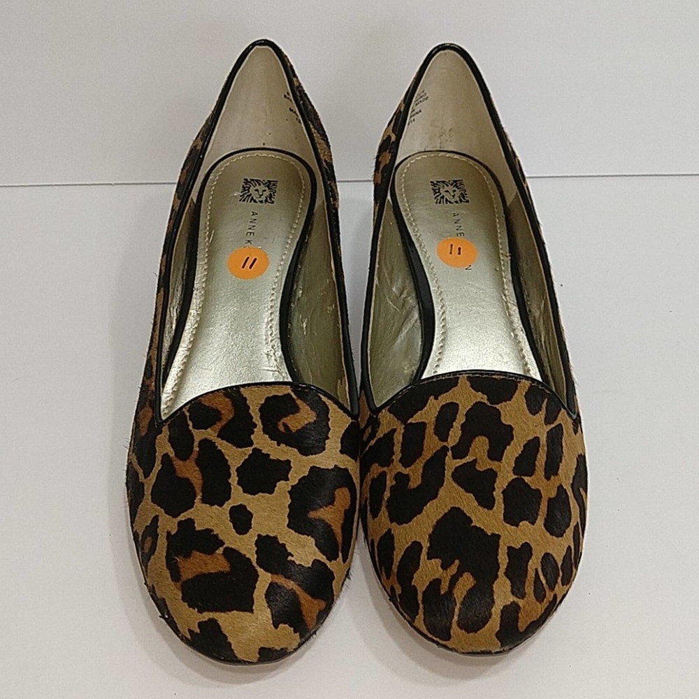 Anne Klein animal print wedges shoes - Picture 7 of 12